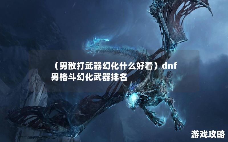 （男散打武器幻化什么好看）dnf男格斗幻化武器排名