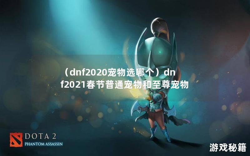 （dnf2020宠物选哪个）dnf2021春节普通宠物和至尊宠物