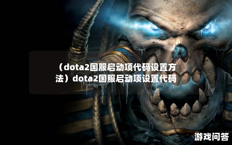 （dota2国服启动项代码设置方法）dota2国服启动项设置代码